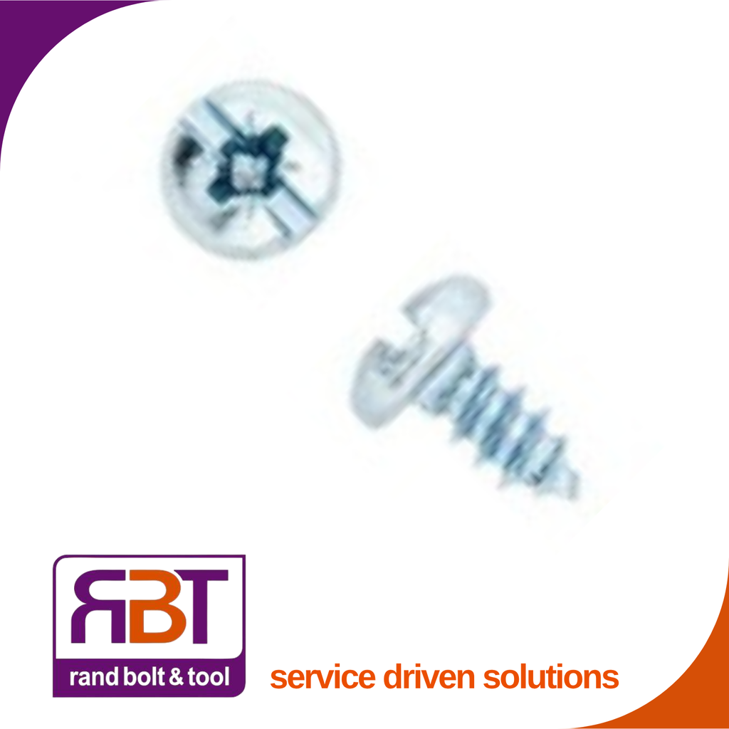 Self Tapper #12 x 32 Pan Pozi A2 Stainless Steel DIN 7981