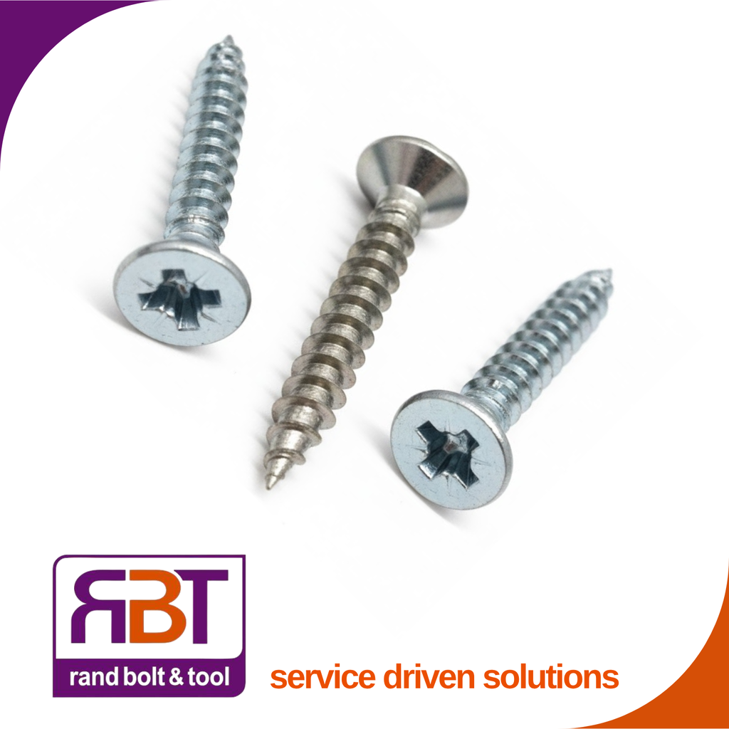 Chipboard 10 x 60 Csk/Poz A2 Stainless Steel DIN 7505