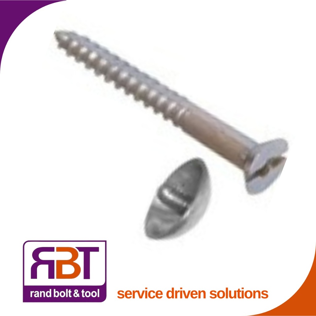 [343S830] Mirror Screw 8 x 30
