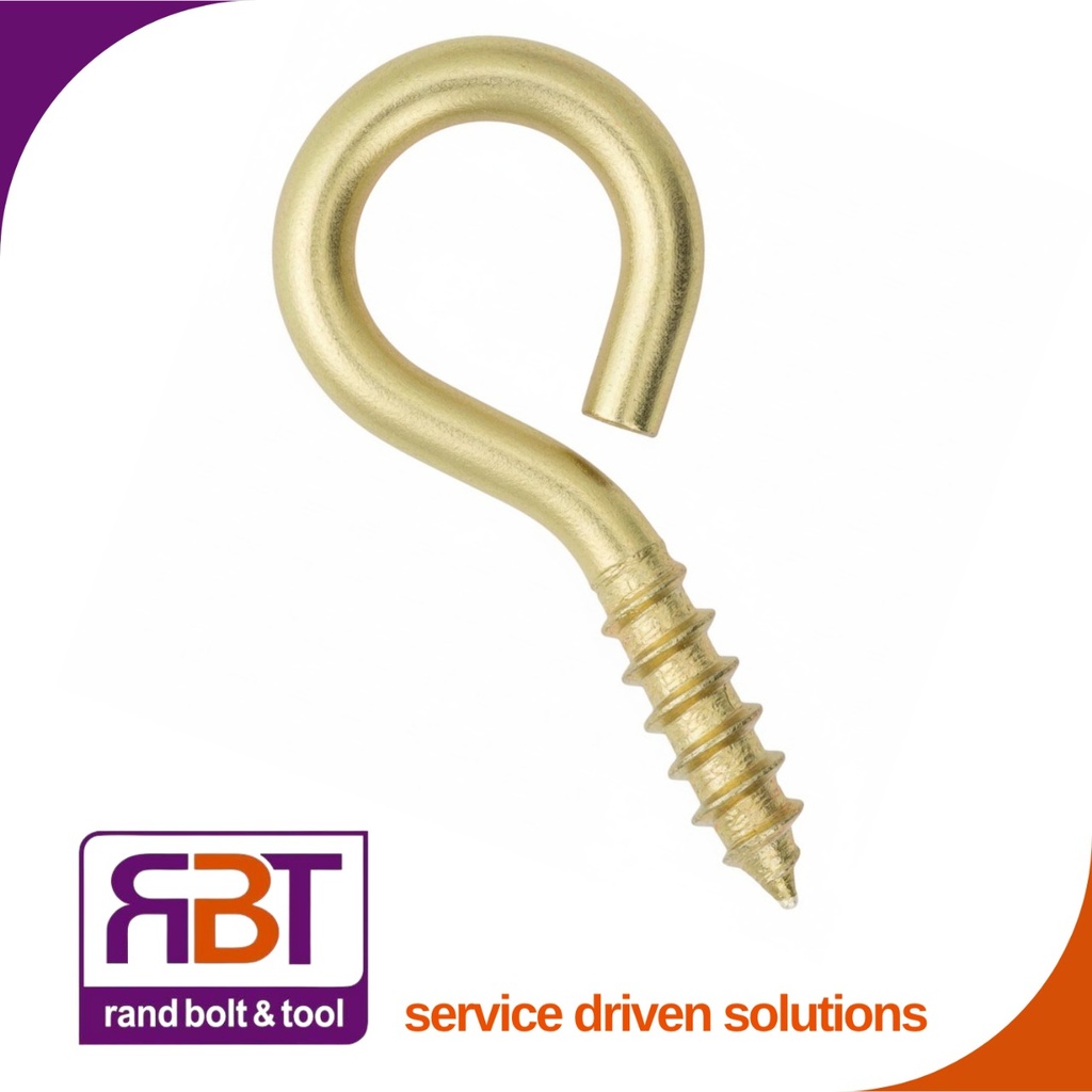 Screw Eye 04 Light Duty Plated