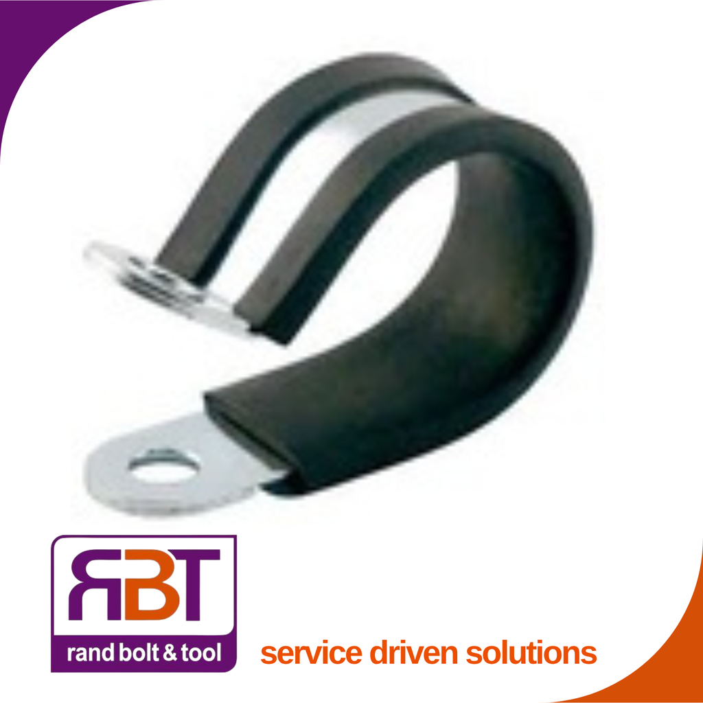 Clamp 8mm Cable - 15mm EPDM Stl P/Norma