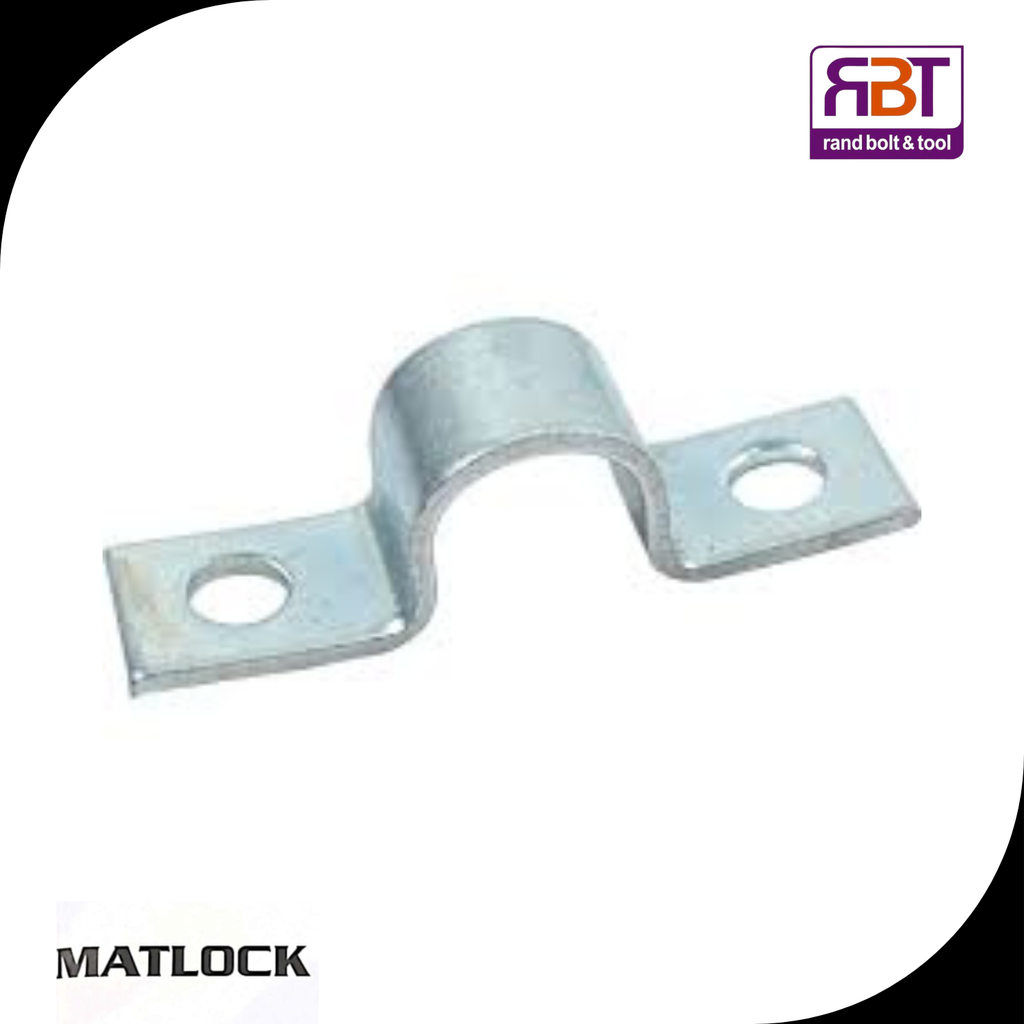 Clamp 5mm (1Pipe) Full Saddle Light Duty