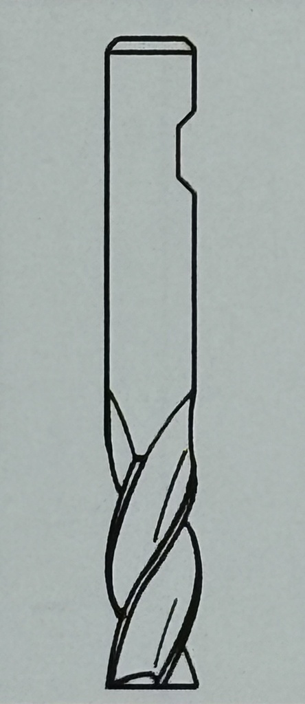 [8341800] End Mill 2F LS FS HSSE Co8 18mm FEW