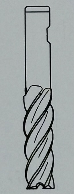 [8801400] End Mill 14mm MF LS FL SH HSSE Co8 DIN 844 FEW