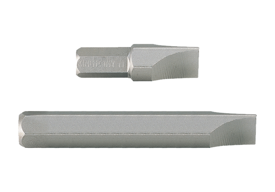 Flat Bit 8mm x 80mm x 5/16dr Hex Shank King Tony