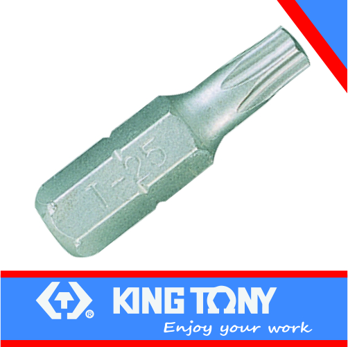 Torx Bit T8 x 25mm x 1/4dr Hex Shank King Tony