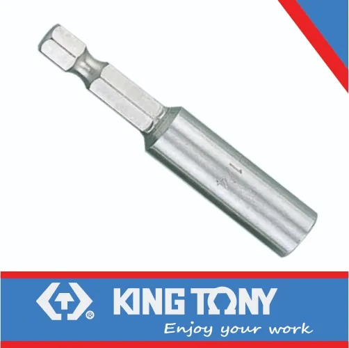 Bit Holder 1/4dr Magnetic with Spring Clip King Tony