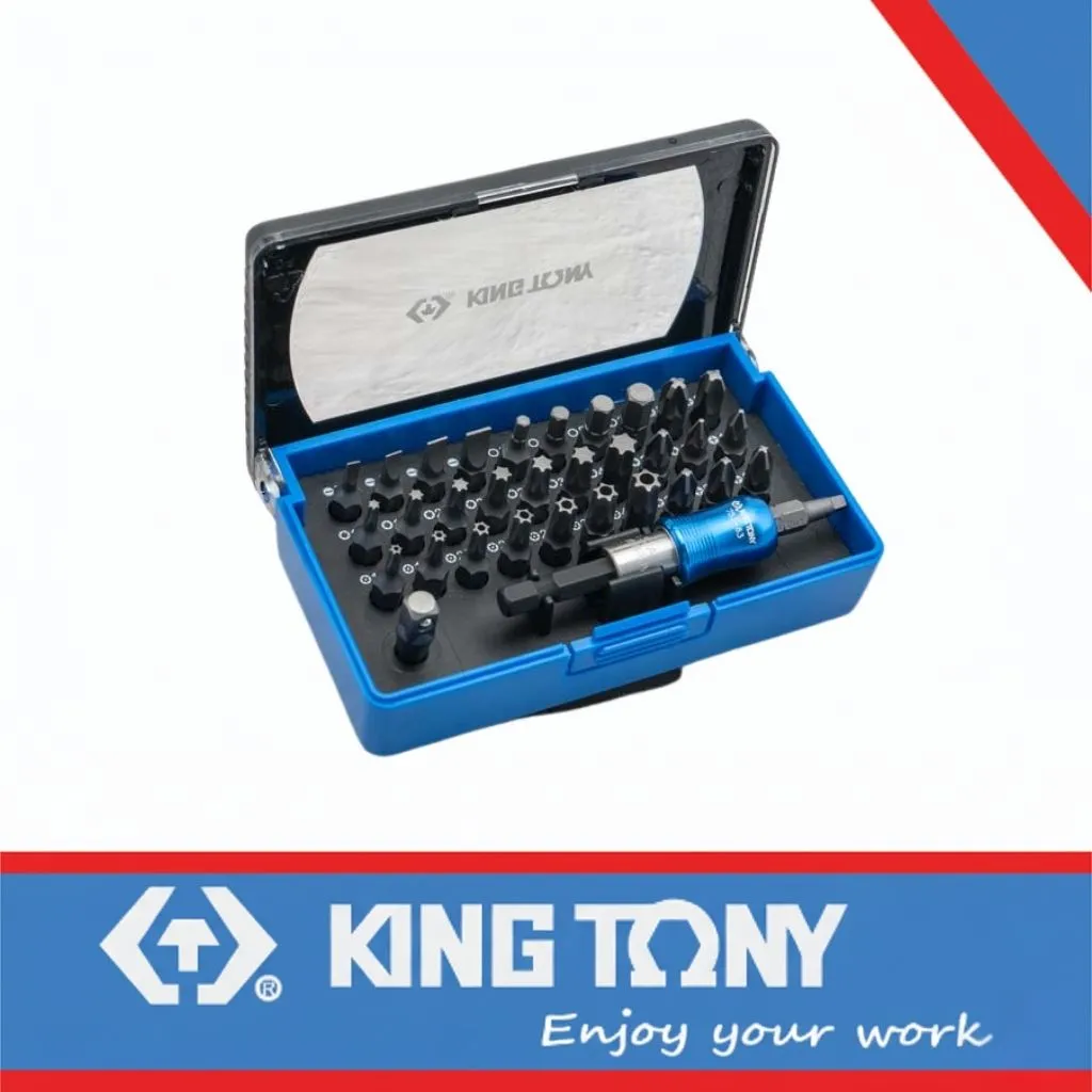 Bit Set 1/4dr 33pc King Tony