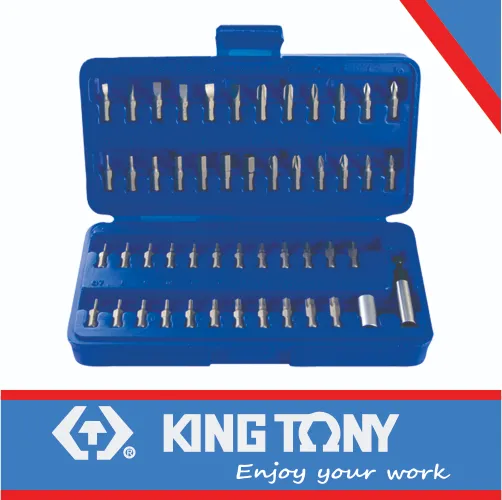 Bit Set Power Driving 1/4dr 50pc King Tony