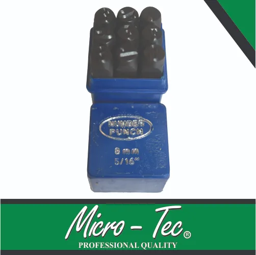 [M006009] Number Punch Set 6mm 0-9 Micro-Tec