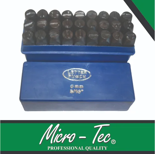 [M006010] Letter Punch Set 6mm A-Z  Micro-Tec