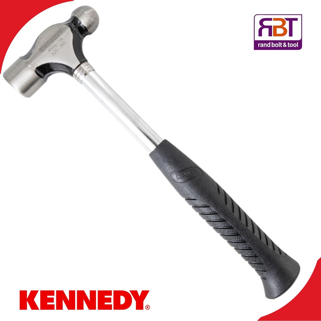[KEN5253650K] Hammer Ball Pein 450gr Steel Handle Kennedy