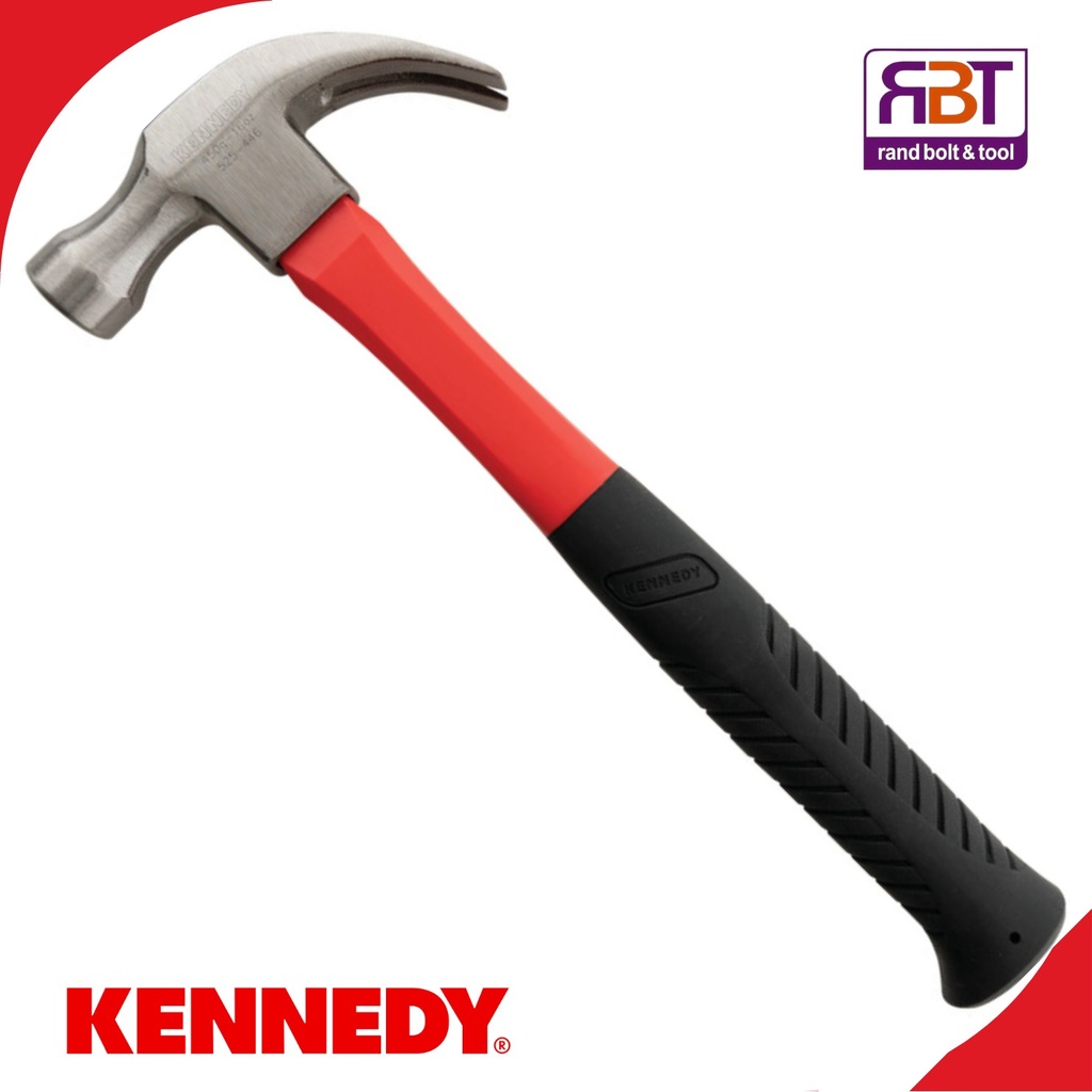 Hammer Claw 450gr Fiberglass Handle Kennedy