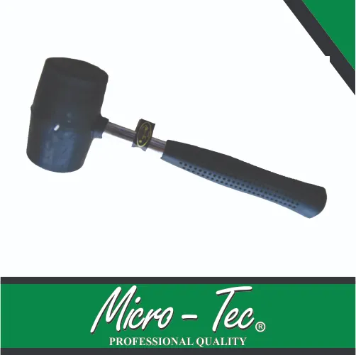 [F5031] Mallet Rubber 450g Black Steel Shaft Micro-Tec
