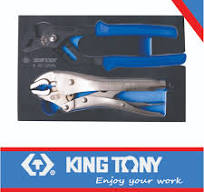 Plier Set Water Pump & Vice Grip Eva Foam 2pc King Tony