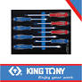 [9-30208MRV] Screwdriver Set Eva Foam 8pc King Tony