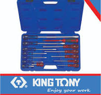 [35114MR] Screwdriver Set Heavy Duty 14pc King Tony