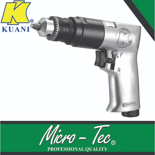 Air Drill 3/8dr Reverse 10mm Micro-Tec