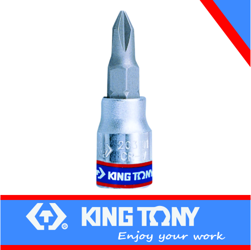 Socket PH1 x 37mm Phillips Bit 1/4dr King Tony