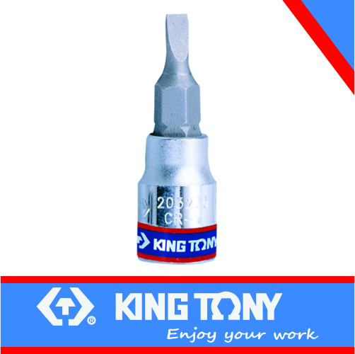 Socket 3.5 x 0.5mm Flat Bit 1/4dr King Tony