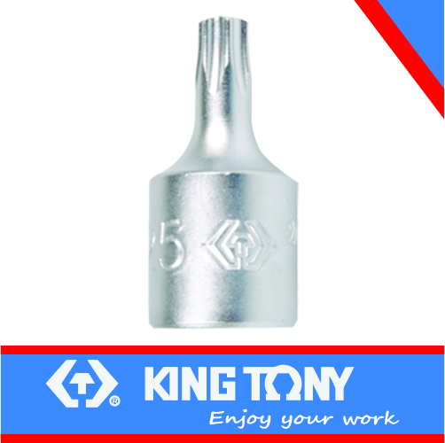 Socket T27 x 25mm Torx 1/4dr King Tony