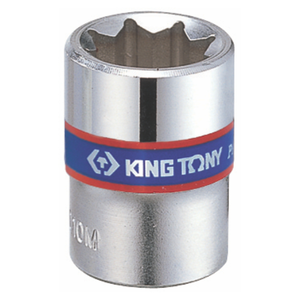 Socket 10mm Double Square 1/4dr 8pt King Tony