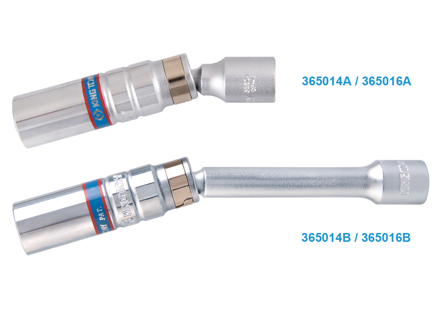 Spark Plug 14mm Socket Universal Extension 3/8dr 12pt King Tony