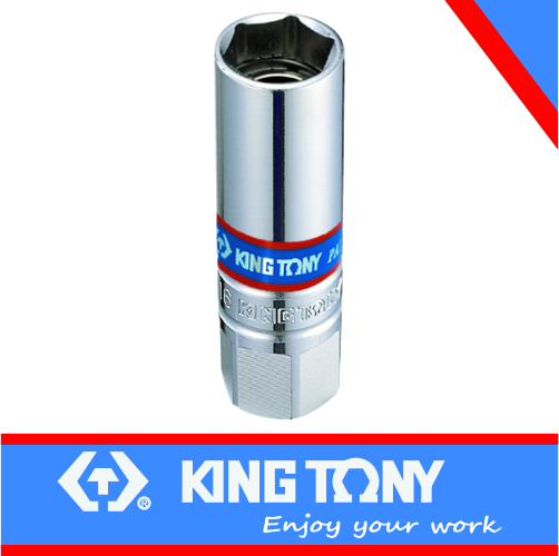 Spark Plug 3/8dr 16mm Socket Rubber 12pt King Tony