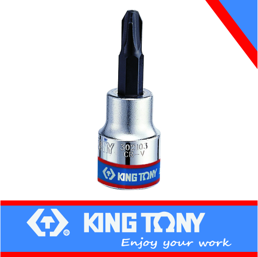 Socket PH3 x 50mm Phillips Bit 3/8dr King Tony