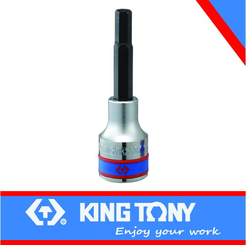 Socket T25 x 80mm Torx Bit Tamper Proof 1/2dr King Tony