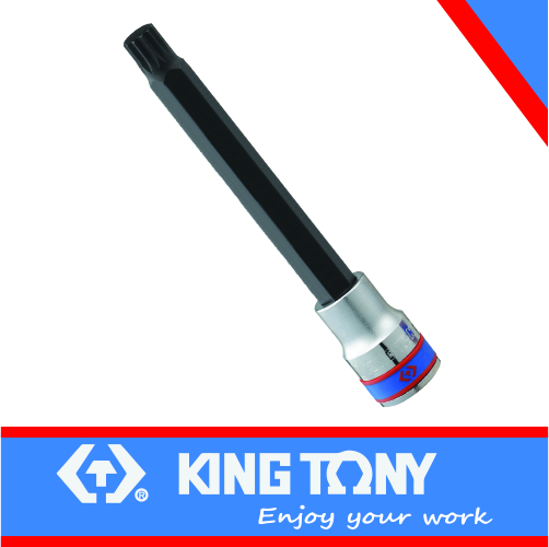 Socket 9mm x 140mm Spline Bit 1/2dr King Tony