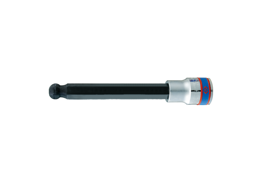 Socket 6mm x 140mm Hex Bit Ball 1/2dr King Tony