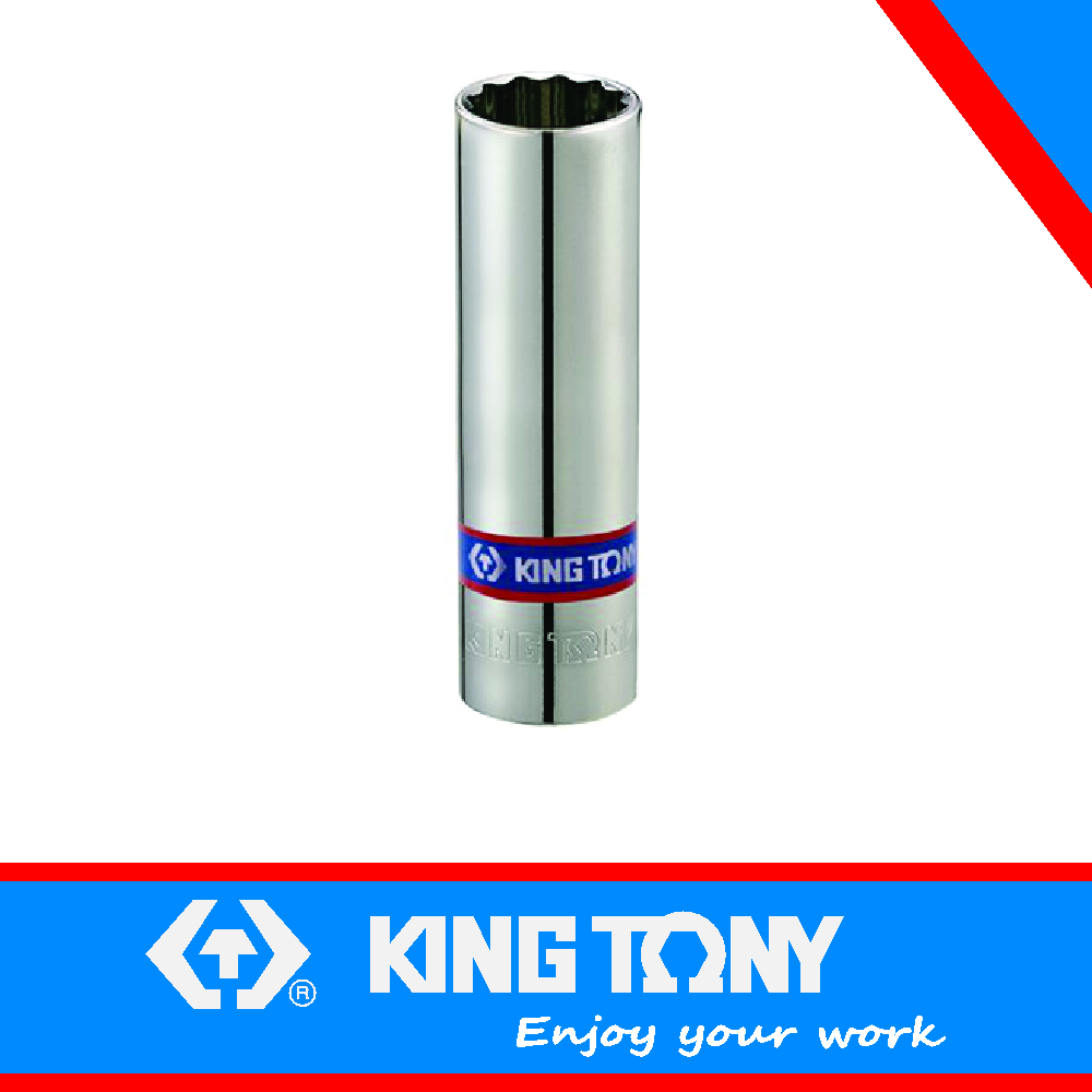 [463014RC] Spark Plug 1/2dr 14mm Socket Rubber Chrome 12pt King Tony