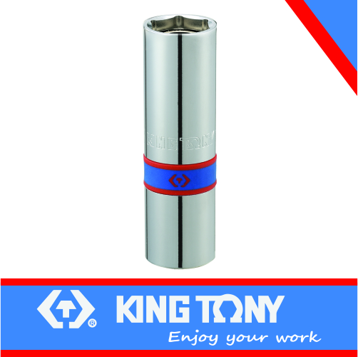 Spark Plug 1/2dr 16mm Socket Rubber 12pt King Tony