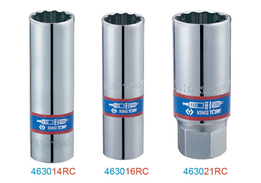 Spark Plug 1/2dr 20.8mm Socket Rubber 12pt King Tony