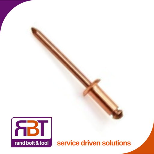 [230A4815BZ] Pop Rivet 4.8 x 15 Alu-Stl/Mdr Bronze (8.5-11.5)