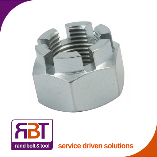 [935Z810] Castle Nut M10 x 1.5 Zinc Plated High Type Gr.8 DIN 935 