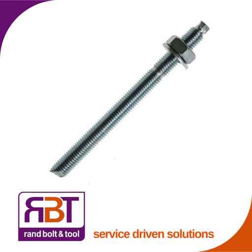 [201XZ620] Stud/Nt/Wshr M20 x 240mm Zp Gr.6