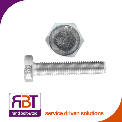 [933Z82070] Set Screw M20 x 70mm Zinc Plated Gr.8.8 DIN 933