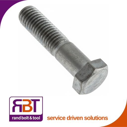 [601XH42065] Bolt M20 x 65mm 25kg Hot Dip Galv Gr.4.8 (94pc) DIN 601