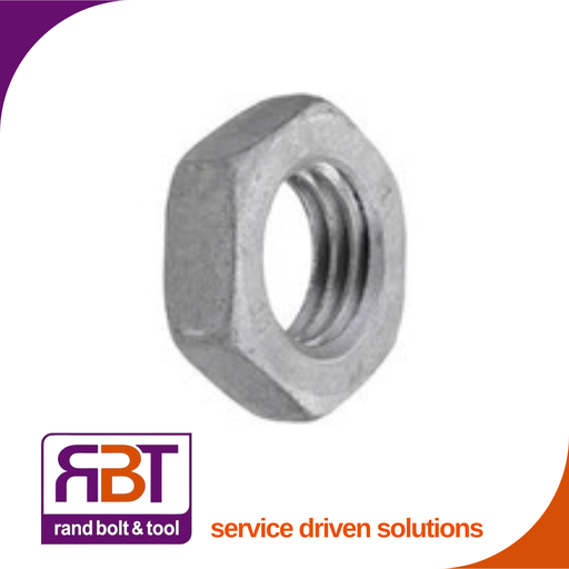 [439H524] Half Hex Nut M24 x 3 Hot Dip Galvanized Gr.5 DIN 439